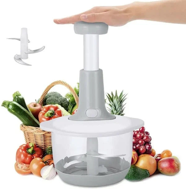 Manual Hand Push Chopper| Vegetable and Meat Grinder