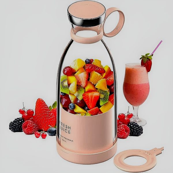 🥤 Mini Portable Blender – Electric Fruit Juicer 🍓⚡